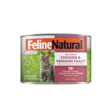 Feline Natural Canned Food Chic & Venison Feast 170g Feline Natural Canned Food Chic & Venison Feast 170g